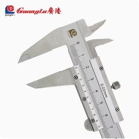广陆游标卡尺0-150-200-300mm高精度0.02mm工业级不锈钢四用卡尺
