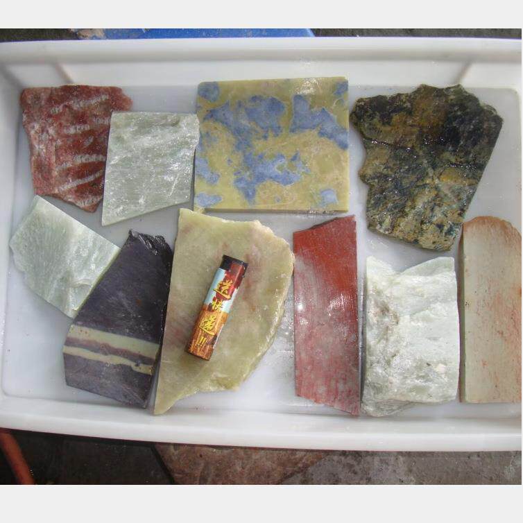 实物拍4.2公斤叶腊石原石料大平面漂亮边角料篆刻镶嵌印章寿山石