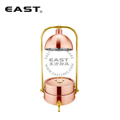 豪华(镀金)精钻暖菜锅套装【EAST东方厨具】