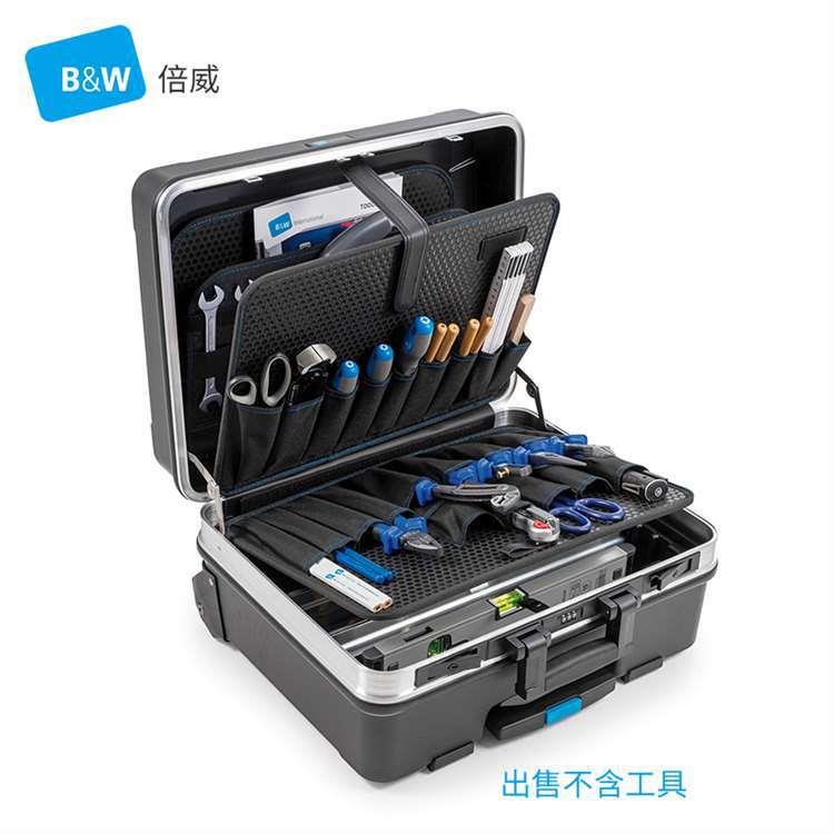倍威B&W工具箱拉杆箱ABS五金工程师收纳箱114.04升级款120.04
