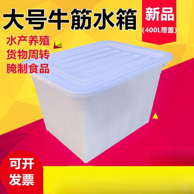 大号牛筋塑料水箱长方形水箱加厚大号牛筋盆水产养殖周转泡瓷砖桶