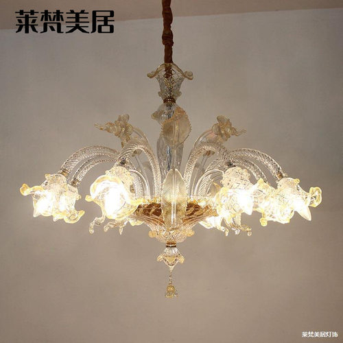莱梵美居欧式轻奢客厅吊灯宫