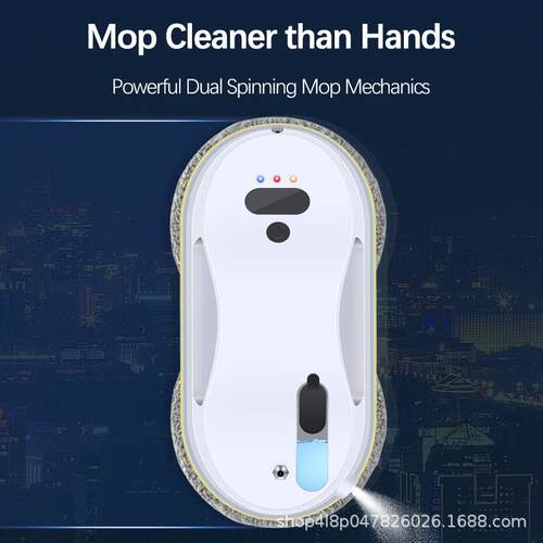 工厂擦窗机器人clean robot全自动喷水家用超薄玻璃擦窗神器
