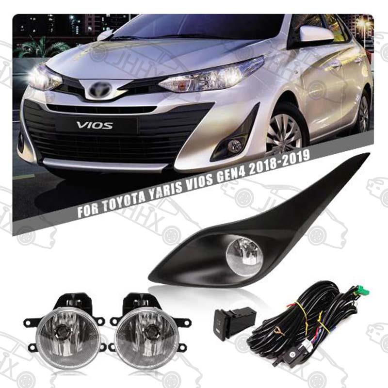 VIOS威驰2018 2019（海外版）黄色/白色前保险杠雾灯前雾灯总成