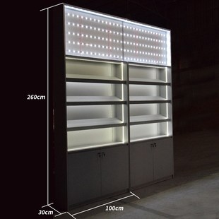 拍拍严选二手手机柜台展示柜华为配件展示架靠墙数码高柜