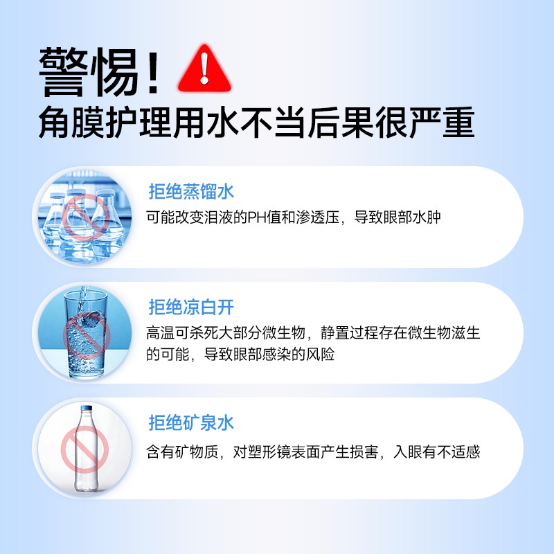 爱尔小熊冲洗液硬性角膜接触镜塑形镜RGP/OK镜无菌冲洗盐水24瓶