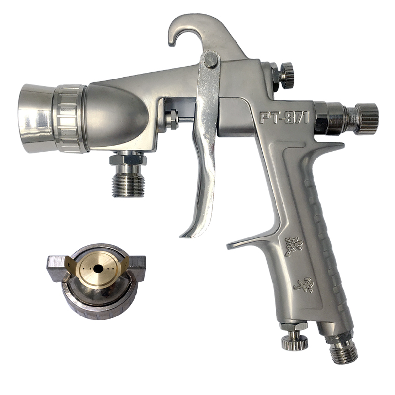 城宇PT871油漆水包水多彩漆喷抢仿大理石漆乳胶漆水包沙砂喷枪10L