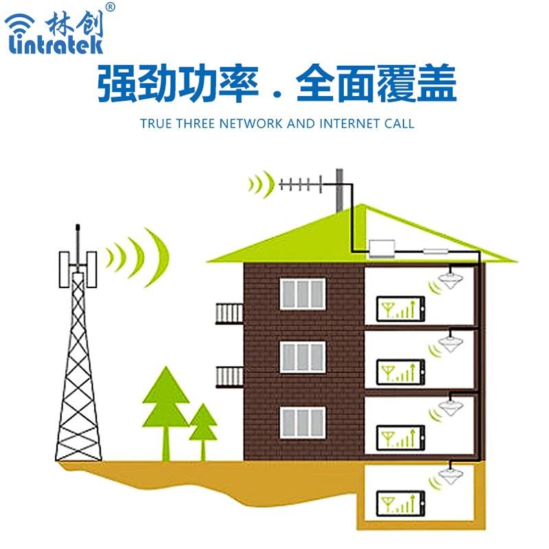 林创手机信号接收增加强放大器扩大345G三网合一移动网络山区家用