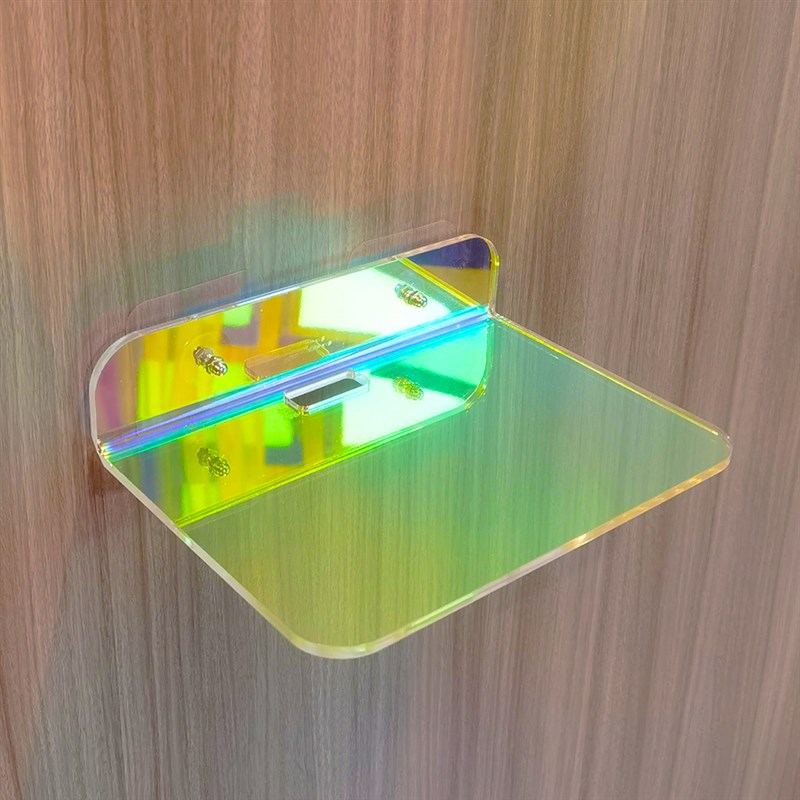 壁挂式免打孔墙上家庭整理置物架路由器机顶盒监控投影仪收纳盒架