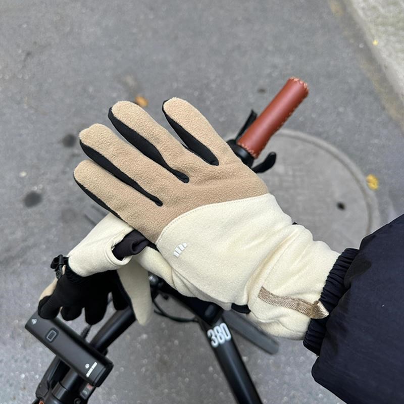 采购产品公路自行车冬季自行车手套,防寒,保暖和天鹅绒加厚户外运