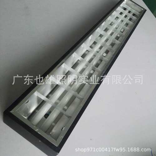 工程灯具 T8明装灯盘（吊顶式）格栅灯盘 LED灯 长条灯量在从优
