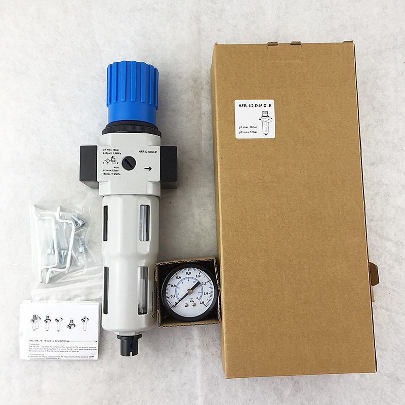 精品油水分离器HFR-D-MIN LFR-D-MIDI-1/2 精密过滤减压器调压