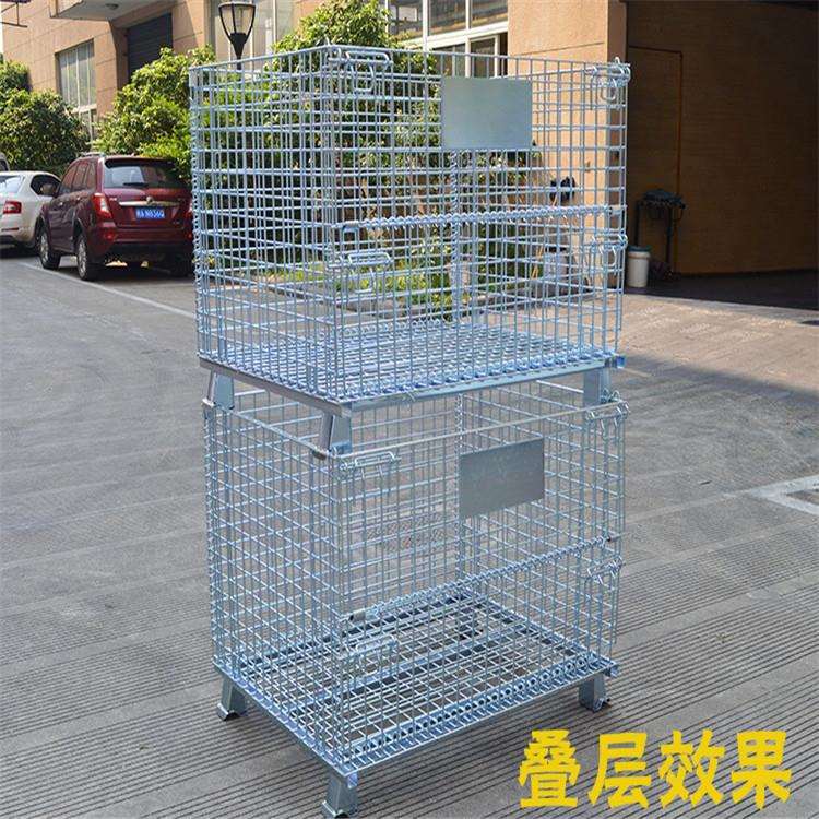 亿阔厂家直供红酒仓储笼载重强可折叠省空间镀锌防锈处理