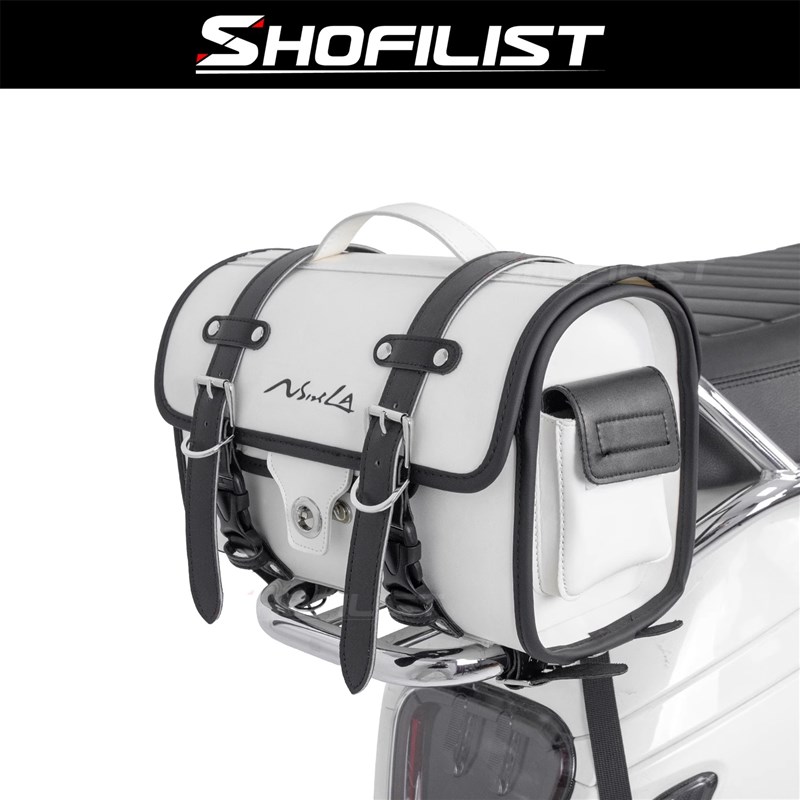 摩托车电动车通用尾箱适用本田NS125LA后备箱复古车储物箱行李箱