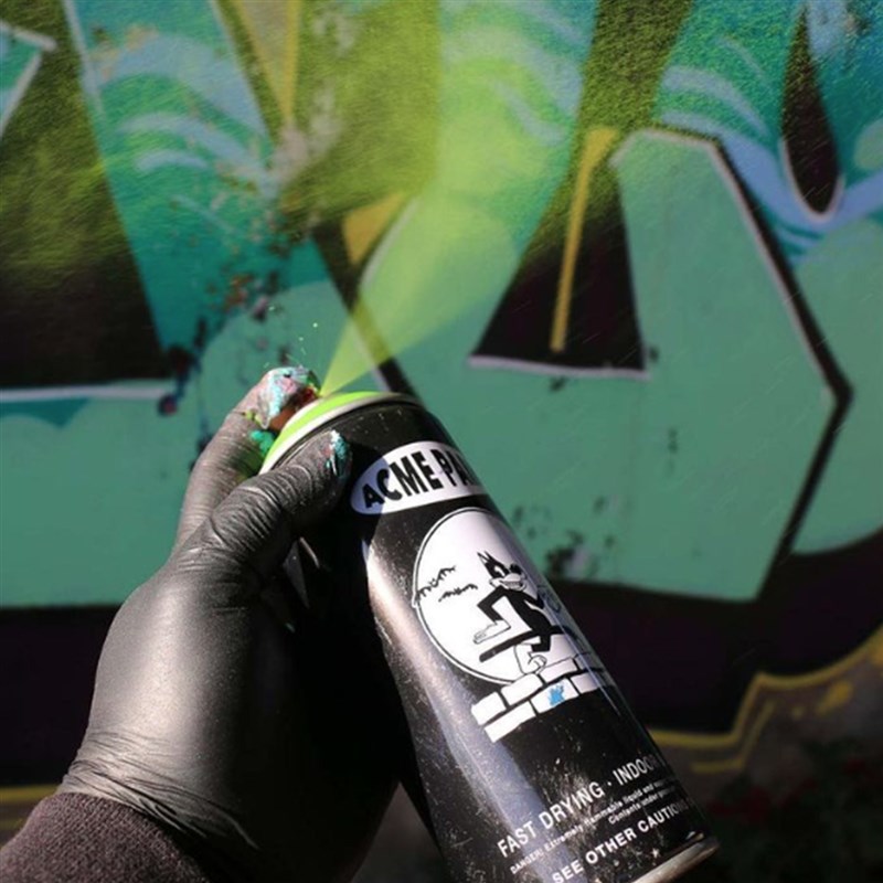 ACME亮光街头涂鸦手绘壁画手摇自喷漆黑色彩色丙烯配方快干艺术漆