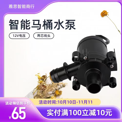 智能马桶带水箱冲水  智能马桶水泵   智能马桶启动器12V50W