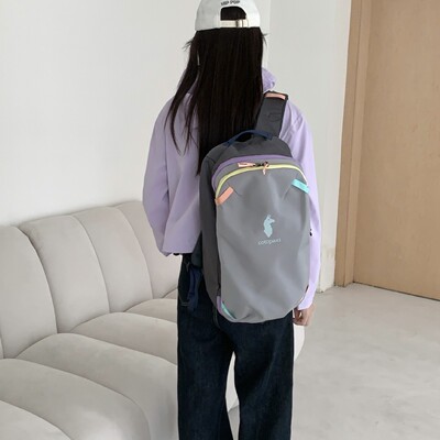 美洲羊驼cotopaxi多巴胺登山户外20L防水背包男女同款双肩包拉链