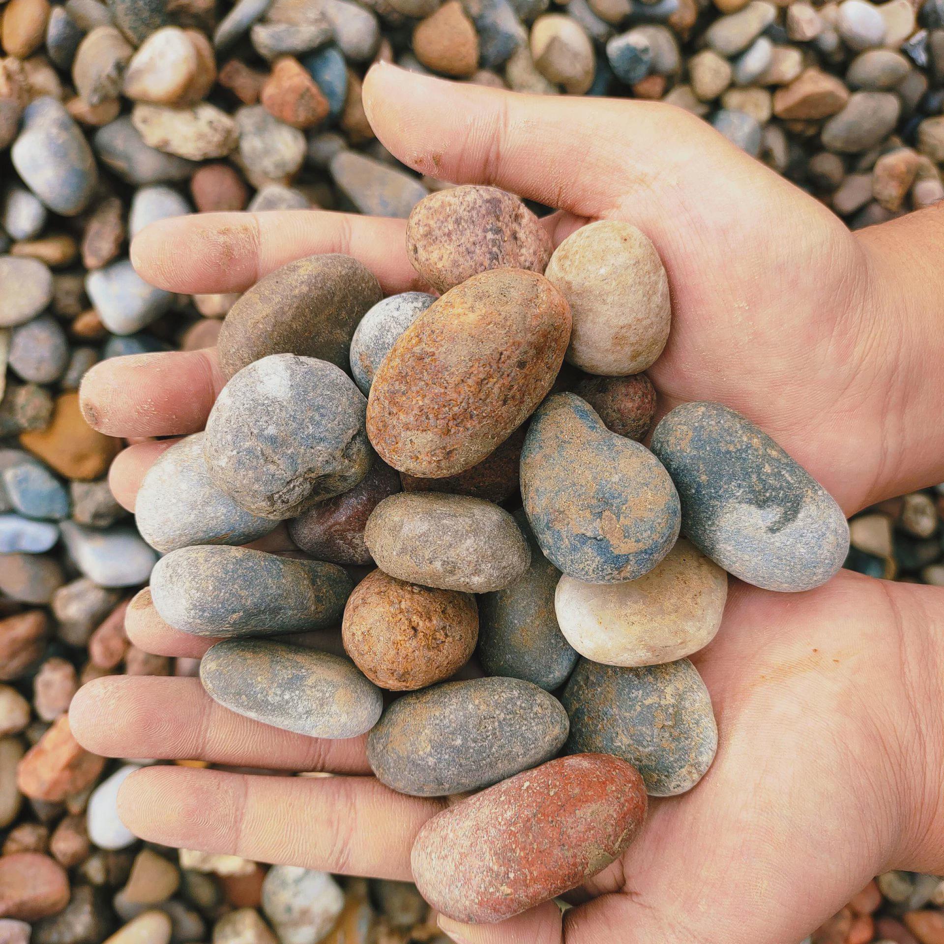 供应变压器鹅卵石人o工湖铺设水处理鹅卵石滤料景观大块河卵石