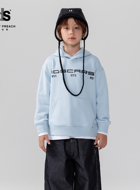 IDS连帽卫衣针织女孩防风保暖柔软亲肤休闲百搭男孩长袖连帽衫
