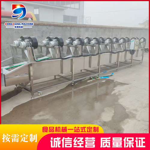 全自动翻转式风干机 果蔬清洗风干流水线 食品包装袋烘干沥水机