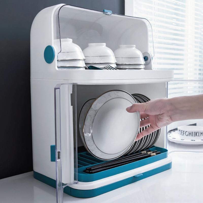 碗筷收纳箱碗盘收纳盒碗架置物架A放碗碟收纳层架碗盘柜家用厨房
