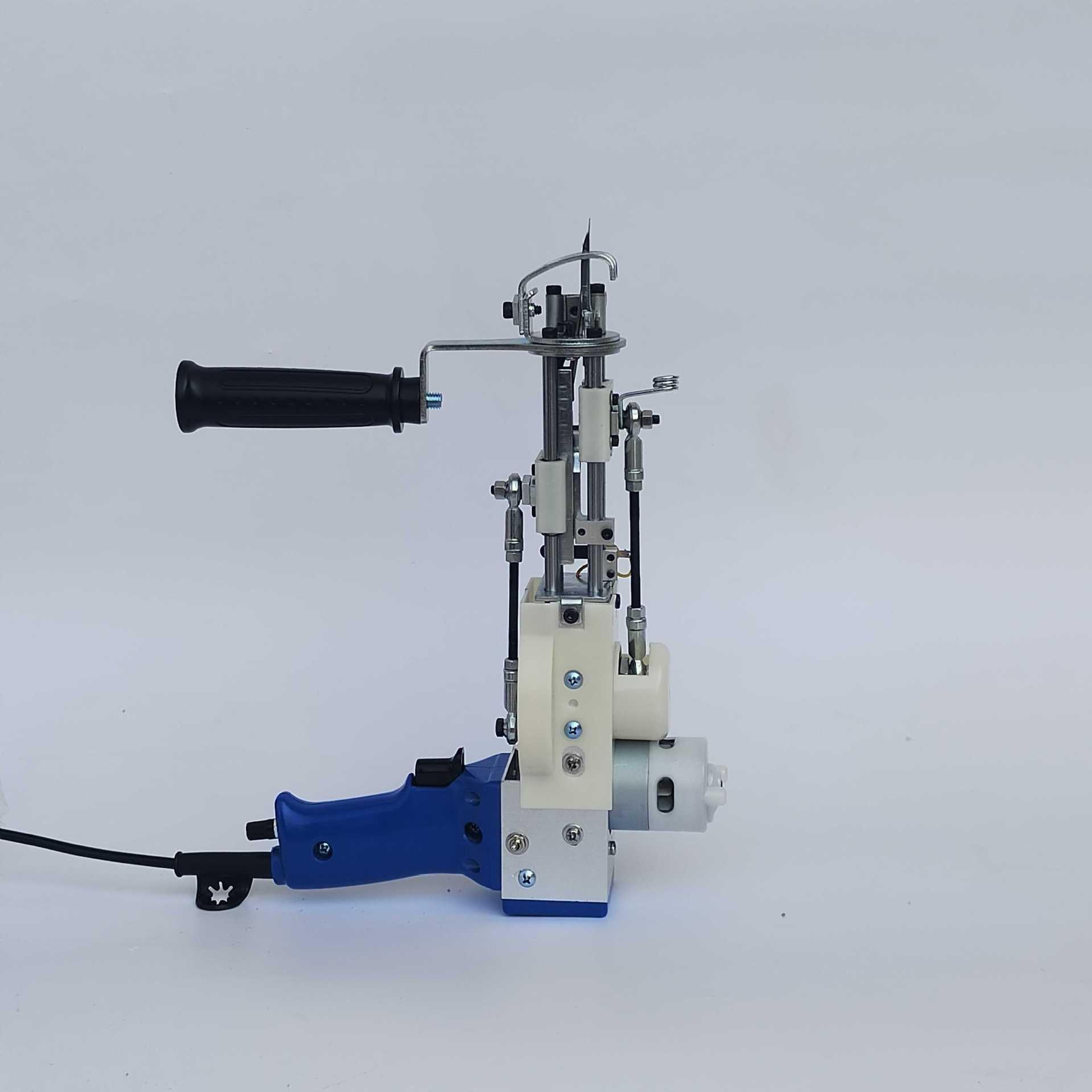 二合一电针簇绒枪tuftinggun双料静音齿轮白钢剪刀地毯织枪