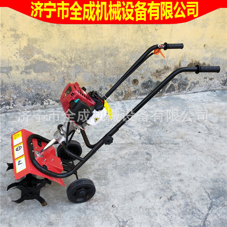 大棚菜园土壤耕整机 全成小型翻耕机 微型四冲程汽油旋耕机价格