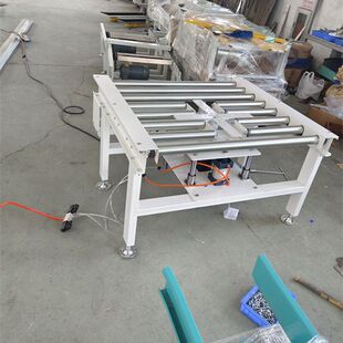 90度 或者180度升降旋转 十字顶升旋转输送机 纸箱包装