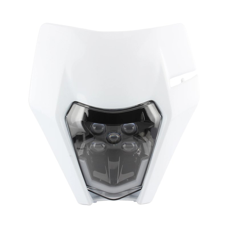 17款适用于KTM克维斯通用越野摩托车前大灯LED日间行车灯五珠透镜