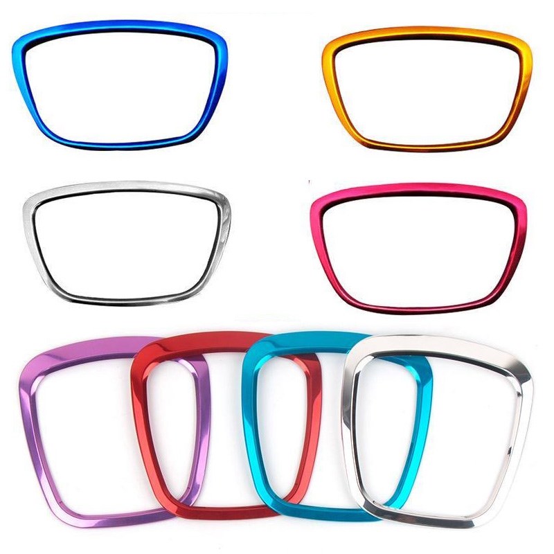 奥迪A6L方向盘标志粘贴 A4L装饰Q3 Q5 Q7 A5 A8L方向盘标志车标贴