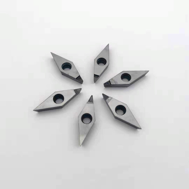 汽车轮毂拉丝修复刀片金刚石PCD无雪花挤压VCMT160408 VCGT160404