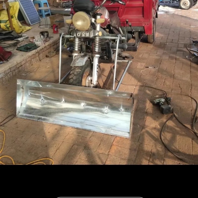 新款加厚三轮车带铲推雪铲推粮食推粪农用(注:需要自己焊接)