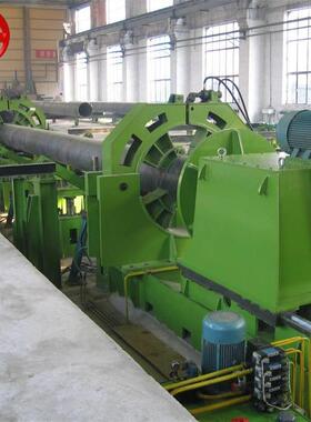 钢管平头倒棱机HYPT1020螺旋焊管平头机