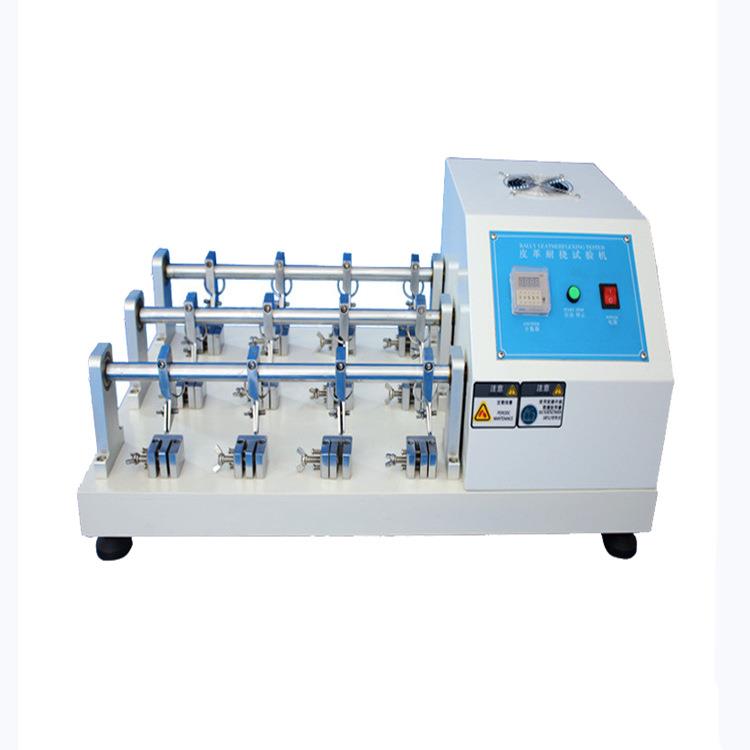 12组皮革耐折试验机6组皮革检测仪橡胶皮革耐折耐弯曲测试机