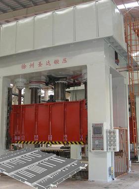 徐州锻压4500T吨铝板压型框架液压机新能源电车液冷板模压油压机