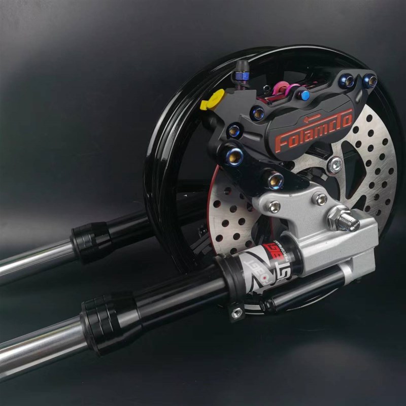 电动车27芯前减震九号N70C/N80/N90/F90改装直上避震器10寸轮毂S5