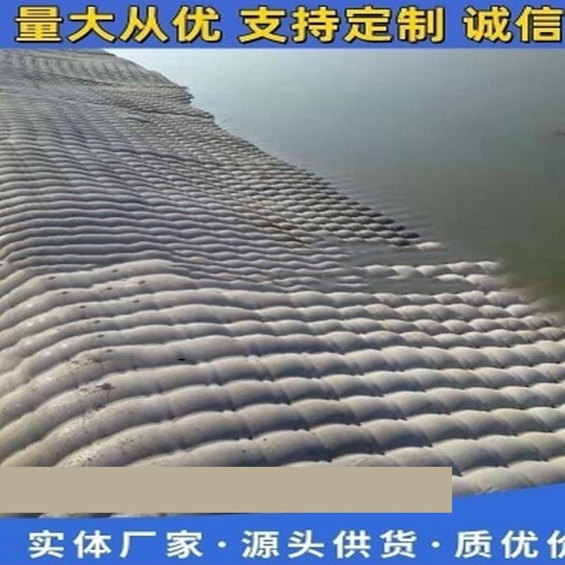 护坡混凝土工膜布袋土工模袋管袋水闸爆品水利护坡生态模袋河道