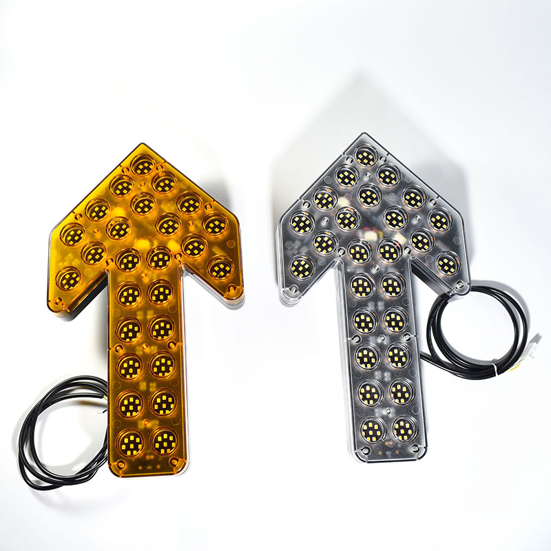 洒水车导向灯指示灯12V/24V车用箭头灯工程车led双闪转向灯爆闪