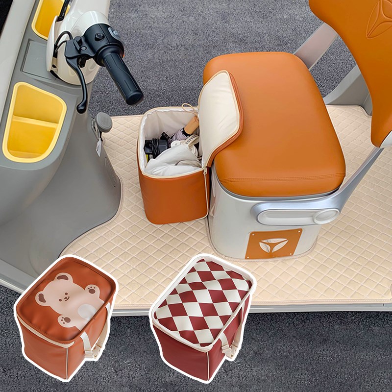 三轮车收纳挂袋适用于雅迪冠能CL9S电瓶车挂包电动车内饰改装配件