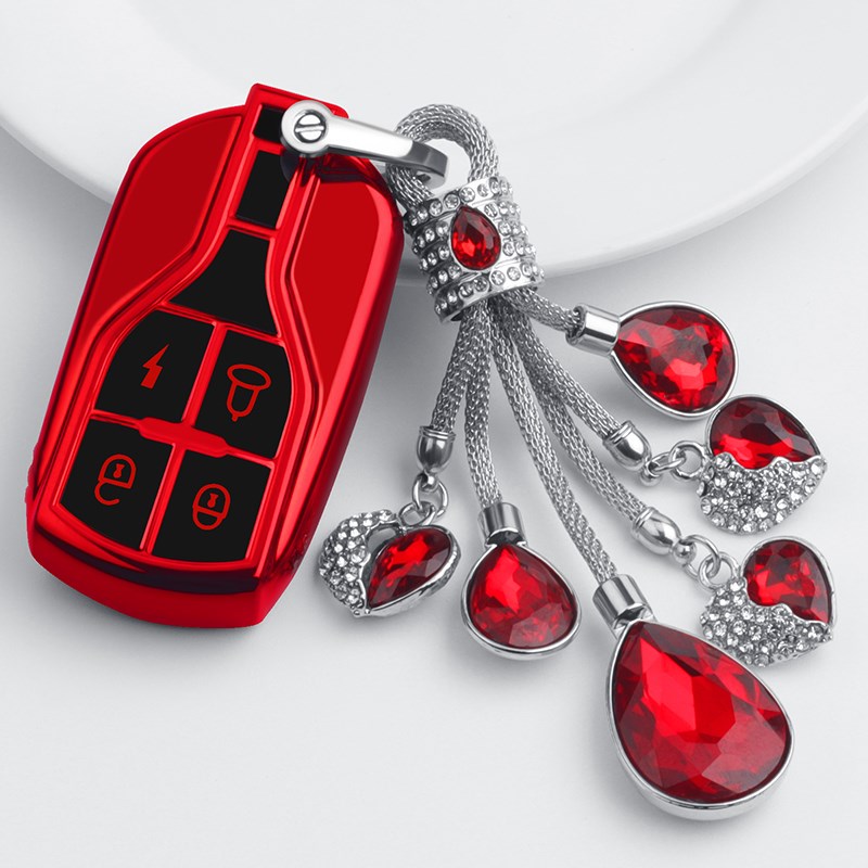 适用于五羊摩托车大小龟王电动车铃木哈雷富士达台铃高档钥匙套扣