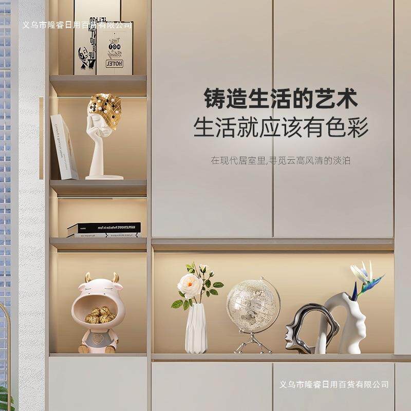 酒柜摆件装饰品工艺品面玄关桌轻奢电视柜客厅家居办公室现代