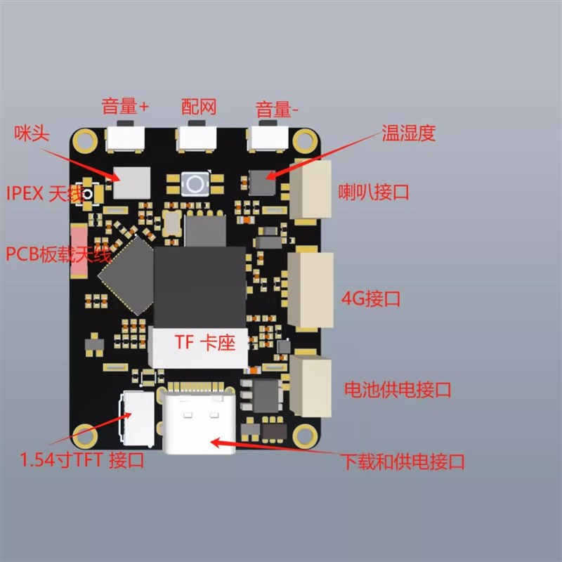 小智AI人机对话虾哥推荐人工智能AI机器人小智ESP32S3N16R8开发板
