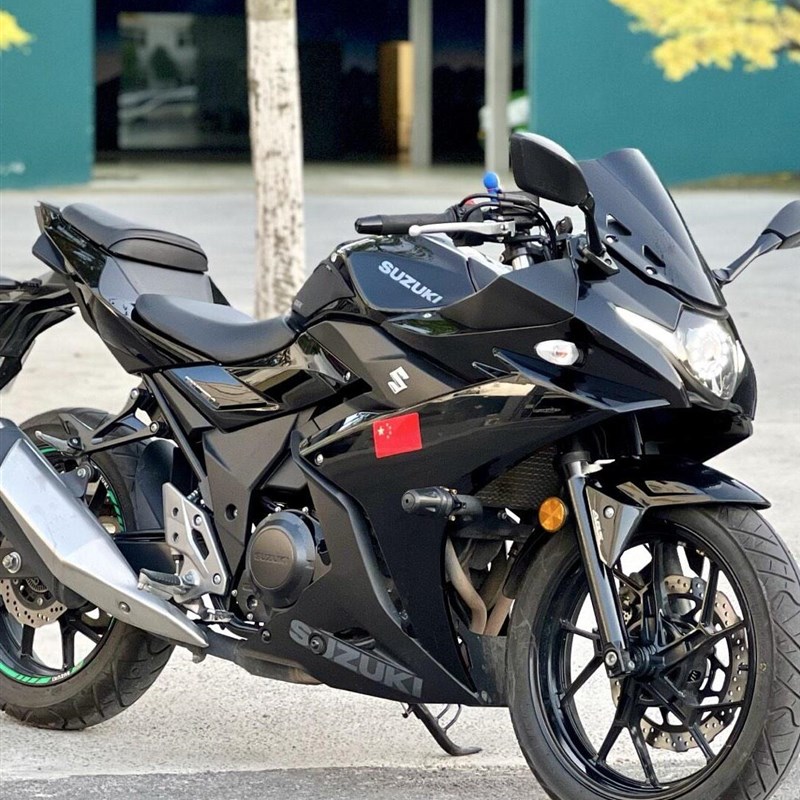 新款国四铃木GSX250CC双缸水冷跑车男士燃油代步公路赛趴赛重机车