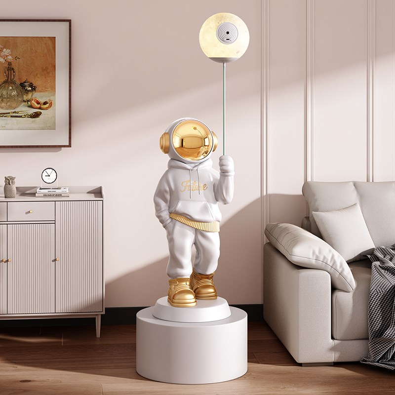 太空人大型落地摆件入户玄关客厅沙发电视柜旁轻奢家居装饰品礼物