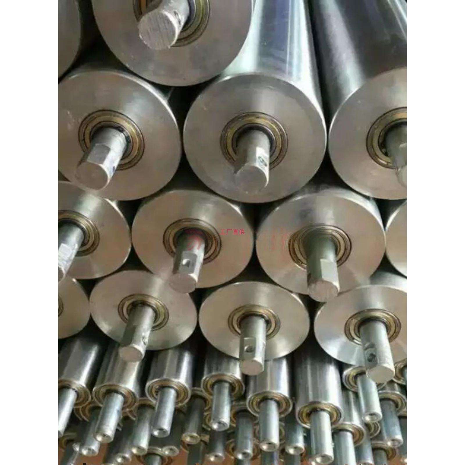 流水线主动从动动力滚筒重载式机头机尾 车制滚筒38 50 60 76 89
