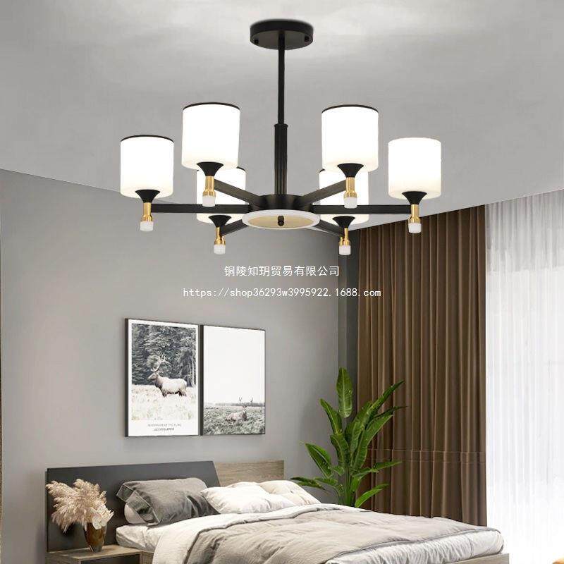 网红吊灯客厅新中式灯具大全家用新款简约轻奢套餐组合中山灯具