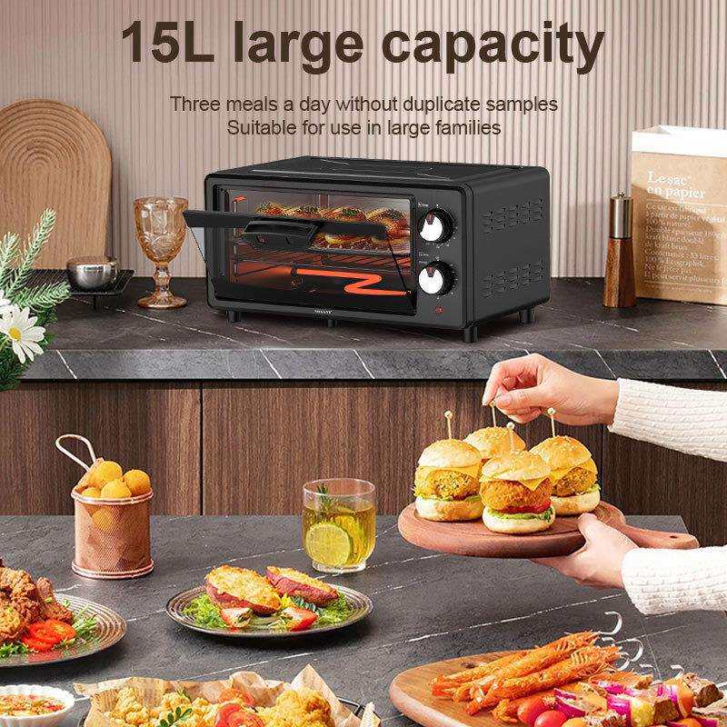 出口家用电烤箱15L烘焙微波炉多功能烤箱TOASTER OVEN 415sokany