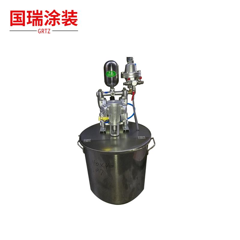 桶装式喷涂油漆泵 自动搅拌喷涂隔膜泵 气动隔膜泵浦