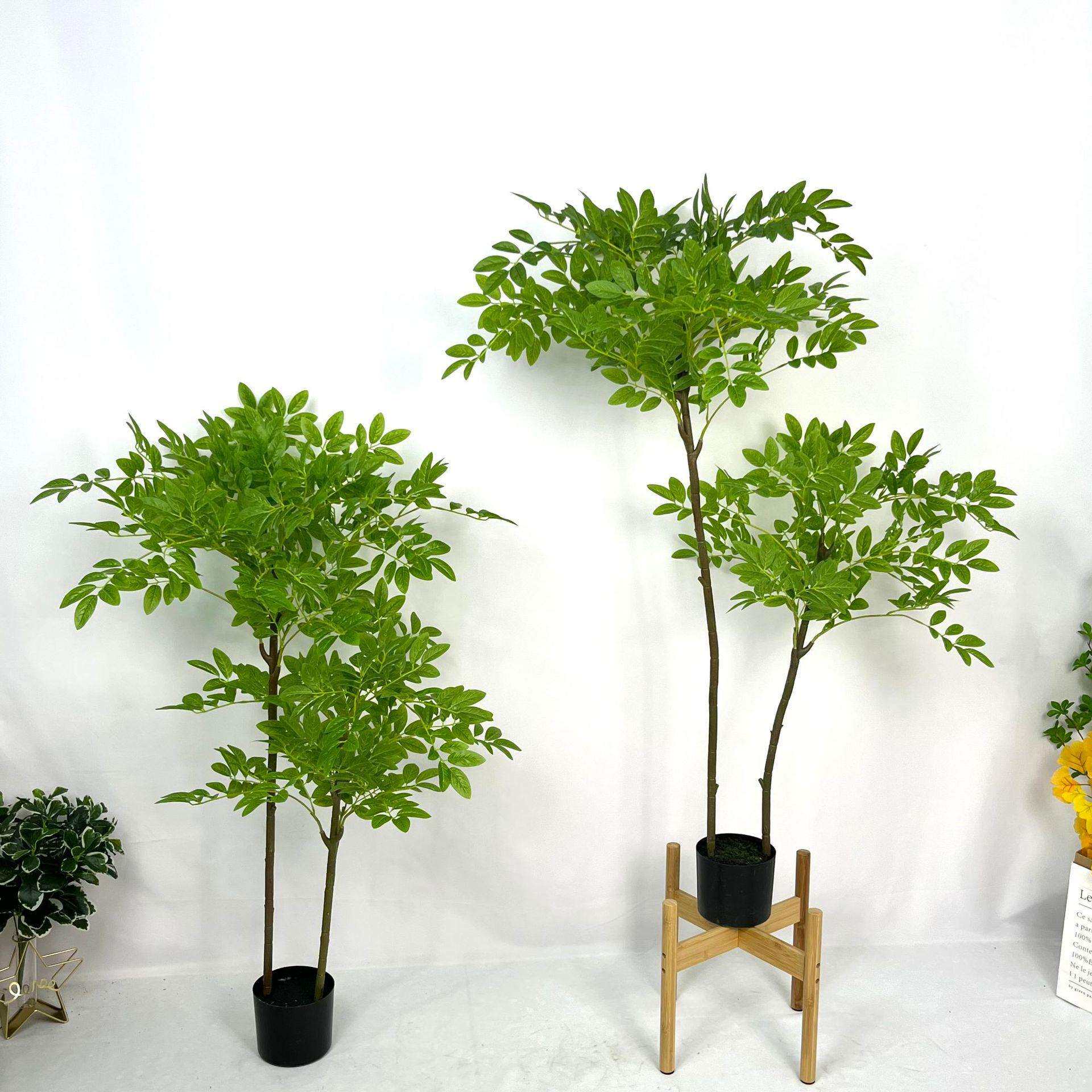 仿真植物 仿生清香木小叶绿植盆景 室内客厅商场装饰造景落地盆栽