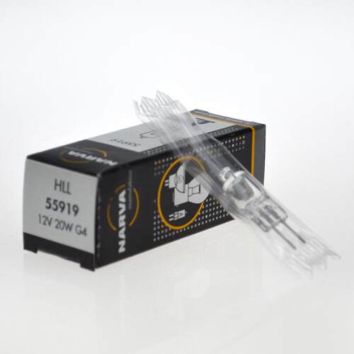 NARVA利华HLL 12V20W G4 55919生化分析仪卤素灯泡12V20W